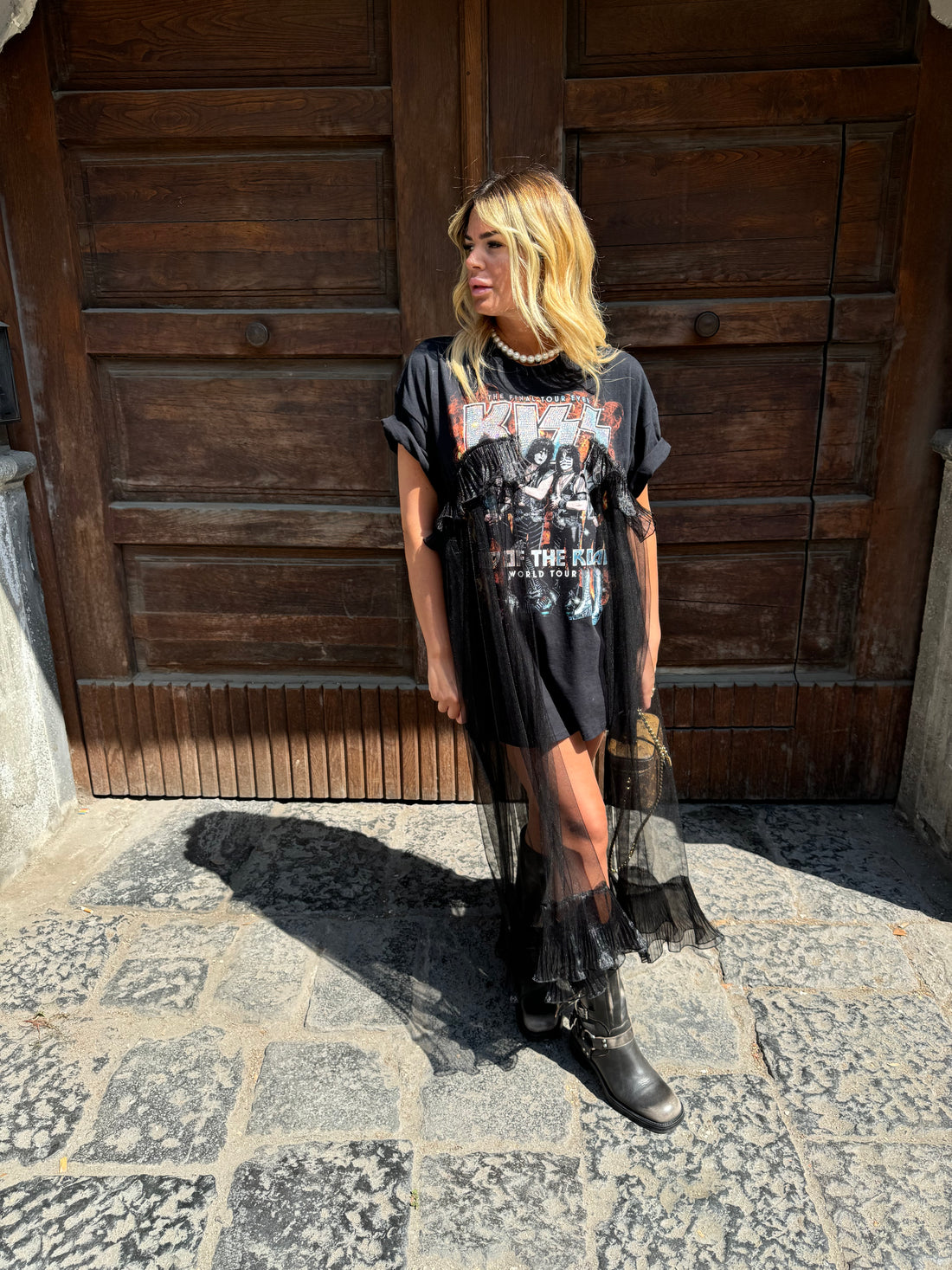 T-Shirt Rock Kiss The Road