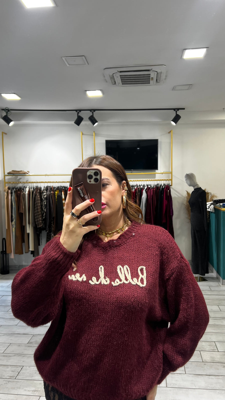 Maglione Arwen Bordo