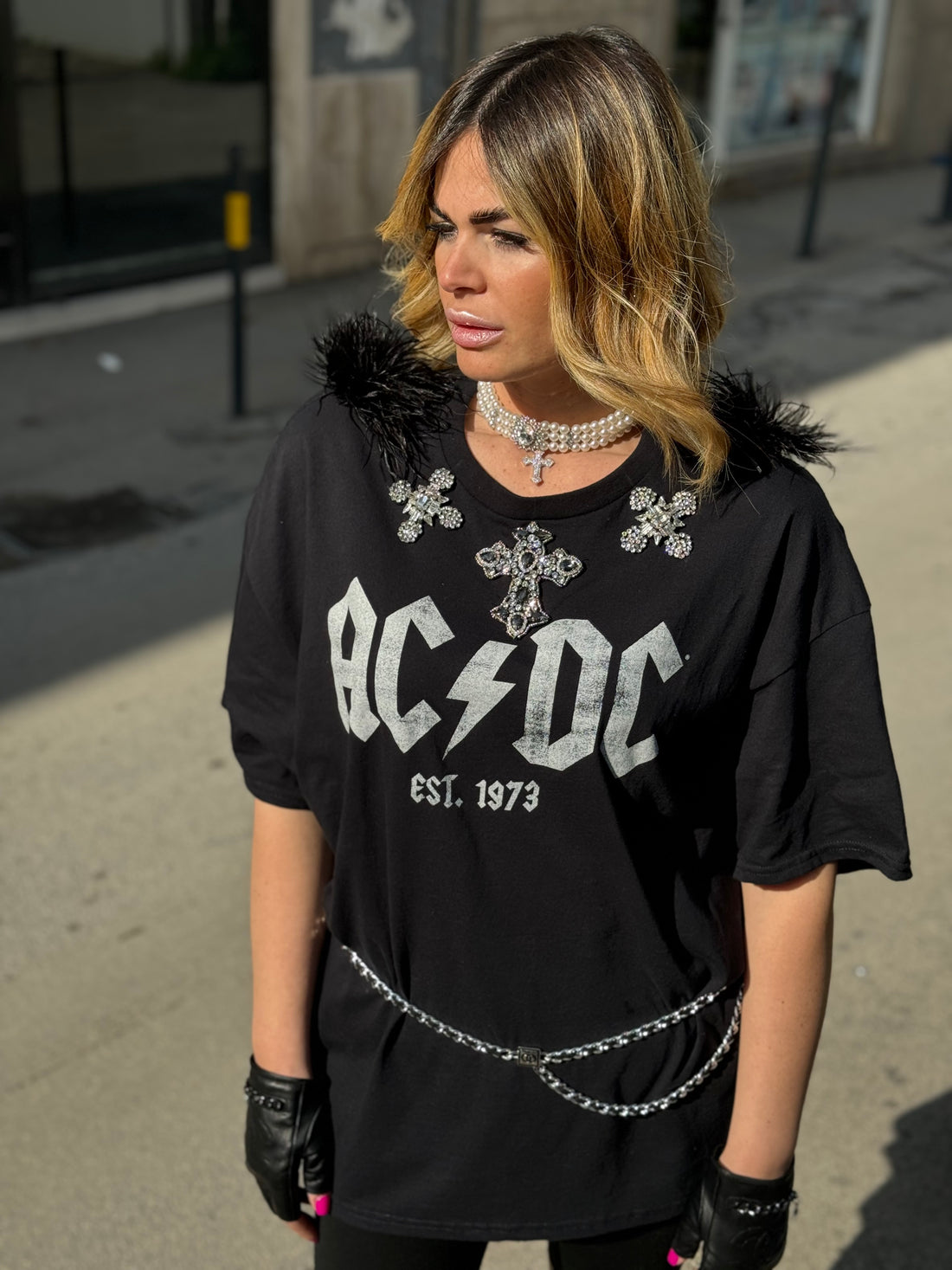 T-Shirt Rock ACDC Church