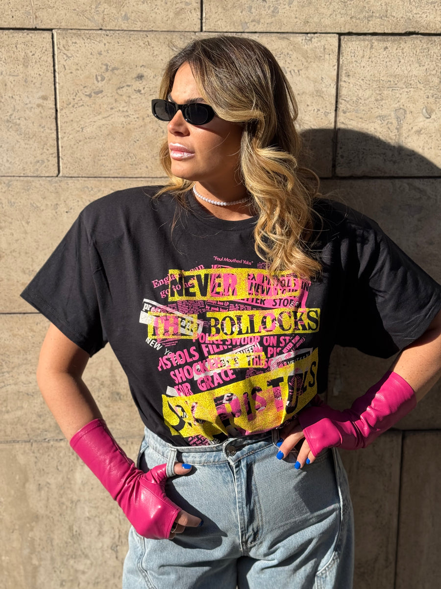 Set T-Shirt Rock Sex Pistols con Bustino