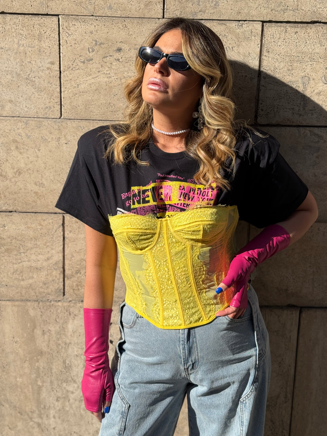 Set T-Shirt Rock Sex Pistols con Bustino