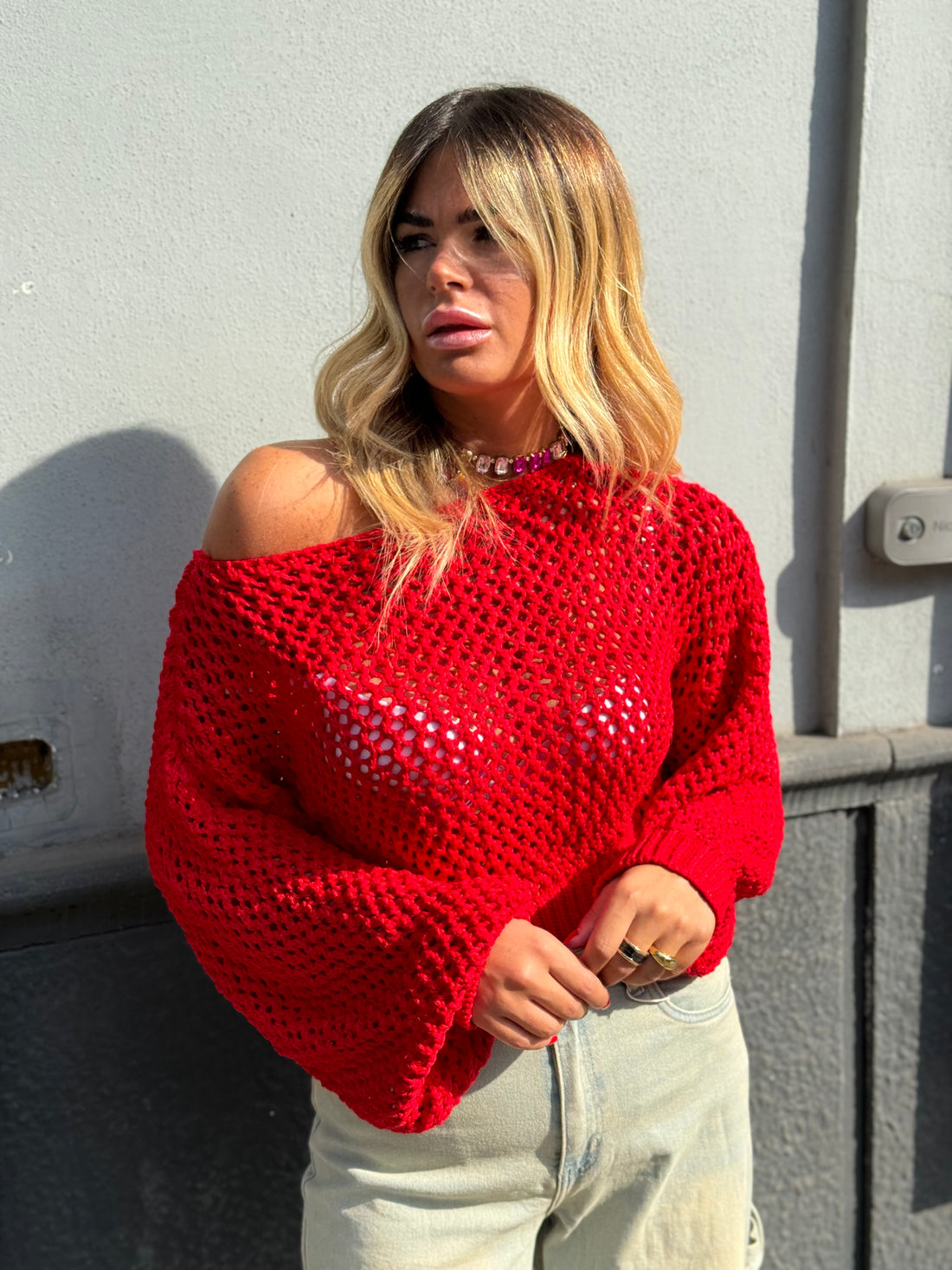 Maglia a rete Lory Rossa