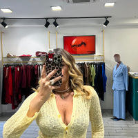 Maglia Sienna in filo Gialla