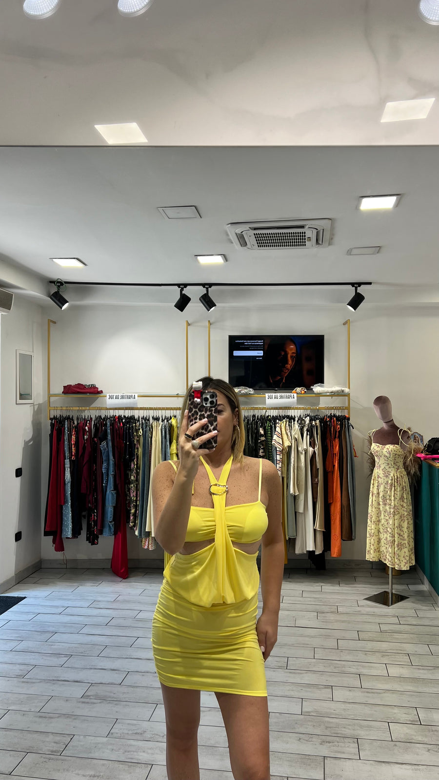 Dress Adel Giallo