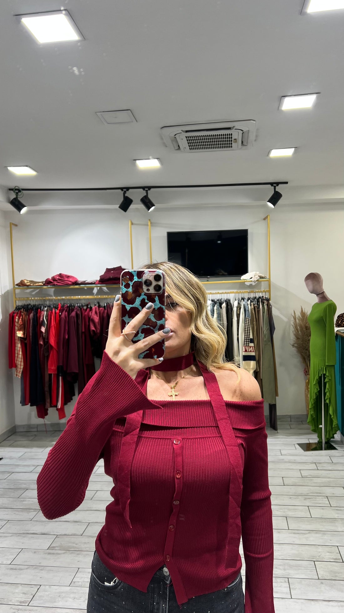 Maglioncino Tokyo Bordo