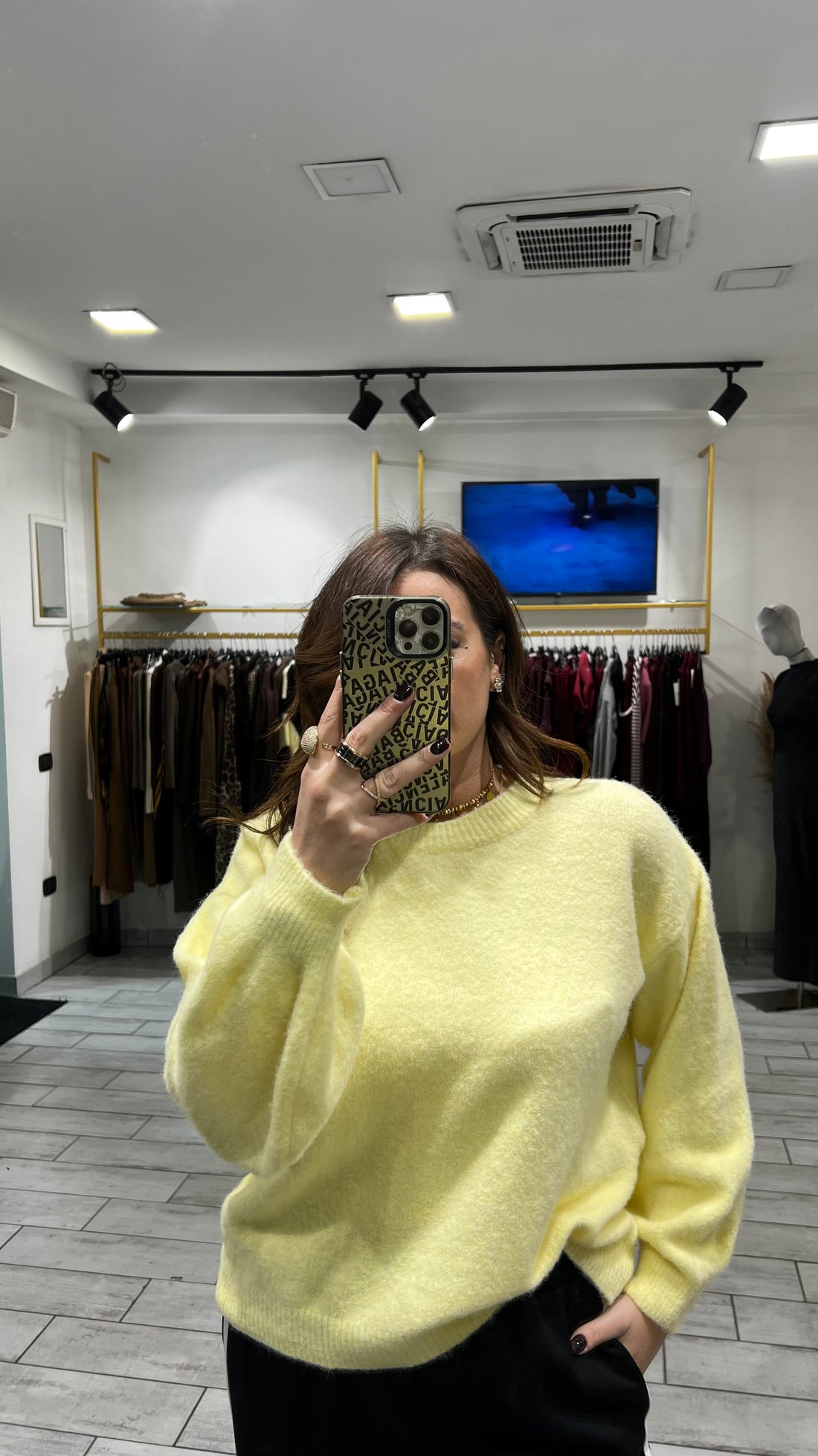 Maglione Cisab Giallo