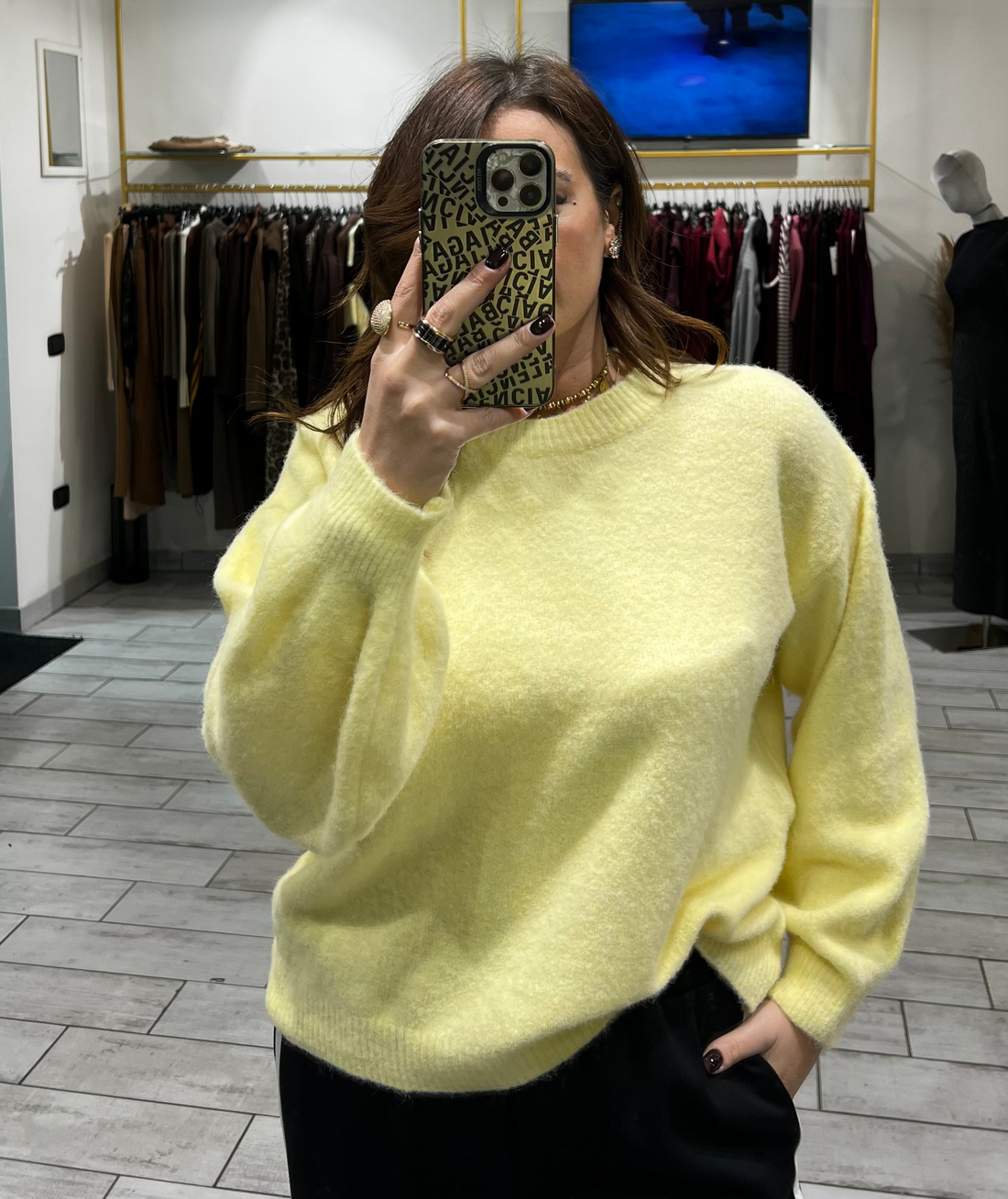 Maglione Cisab Giallo