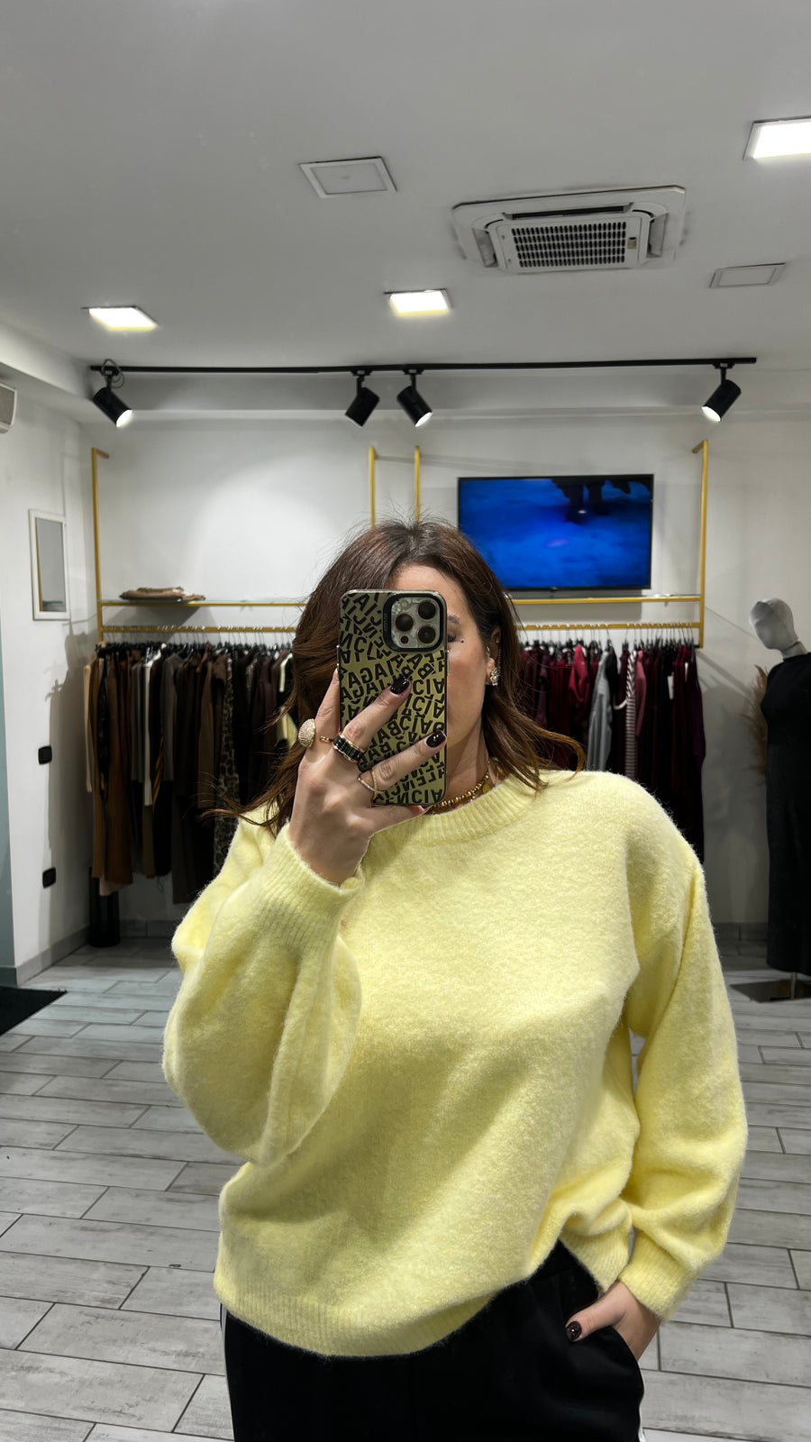 Maglione Cisab Giallo