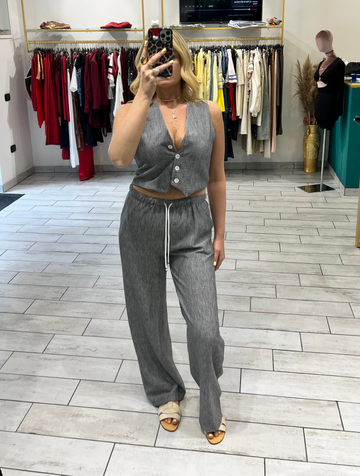 Coordinato Nicole Grigio Bruciato
