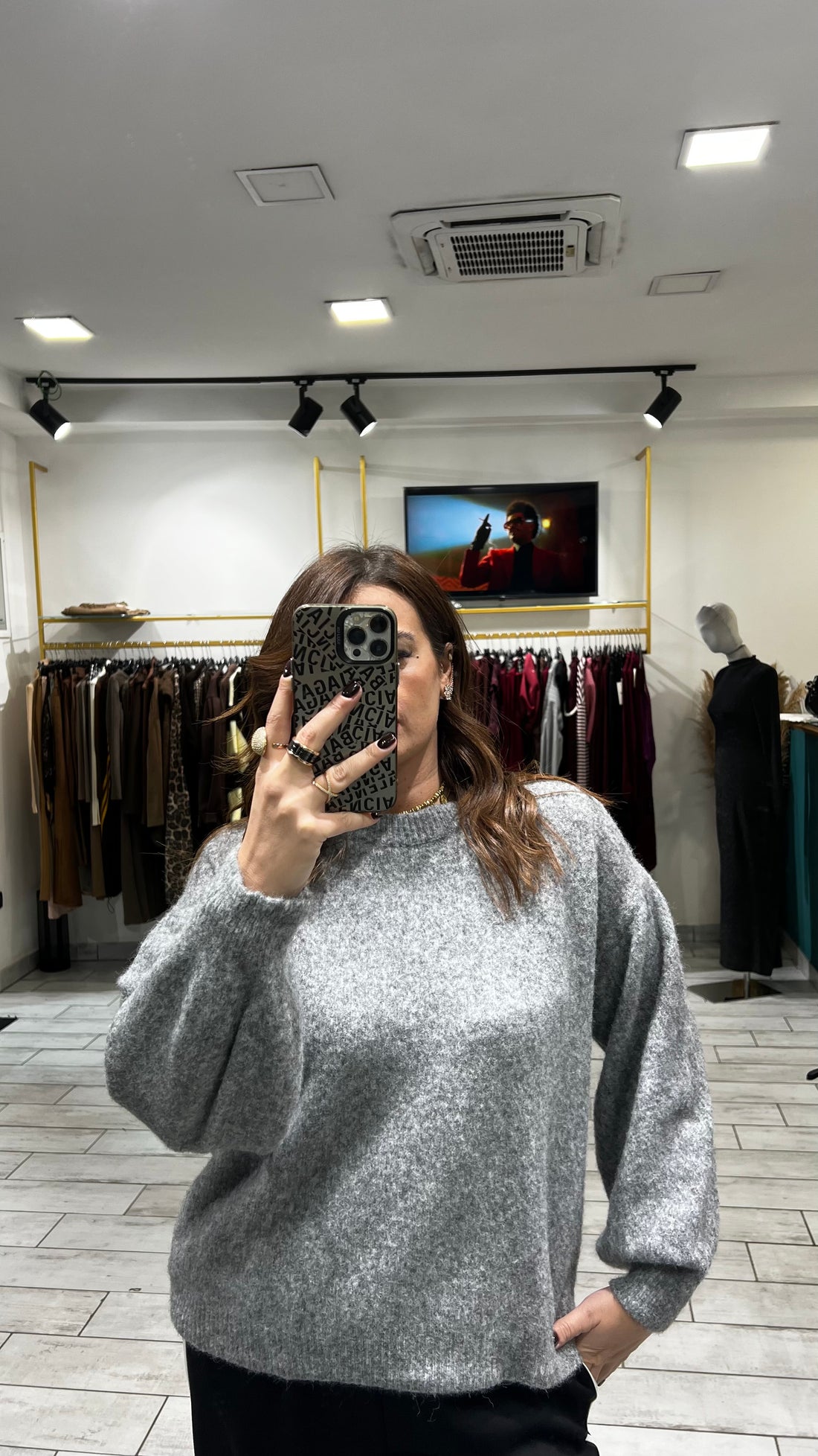 Maglione Cisab Grigio