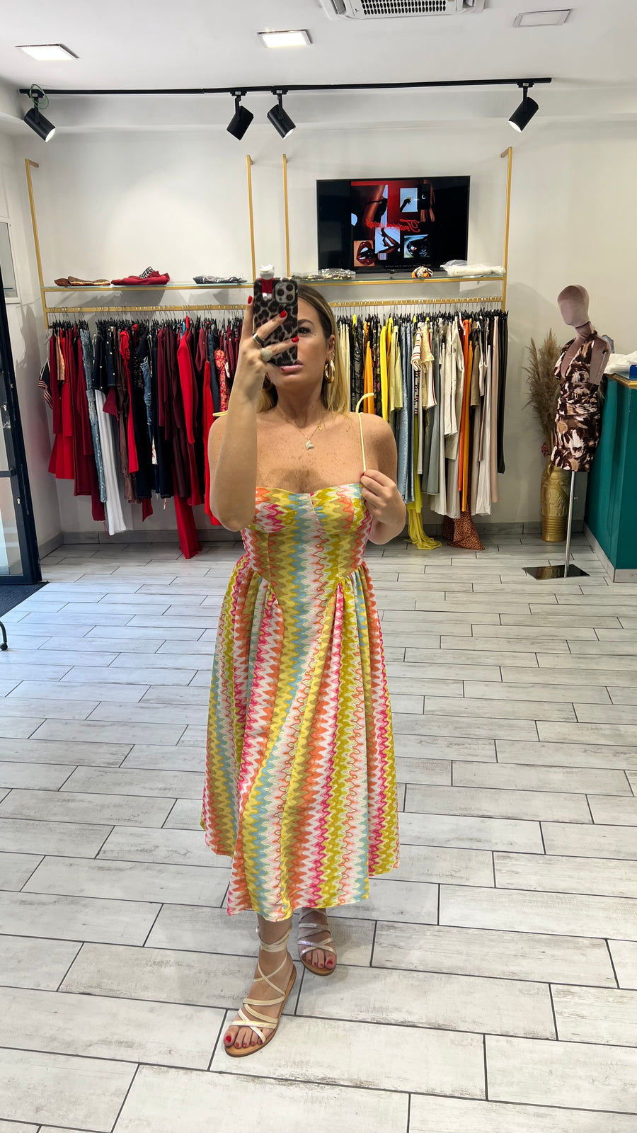 Dress Silvia Rainbow