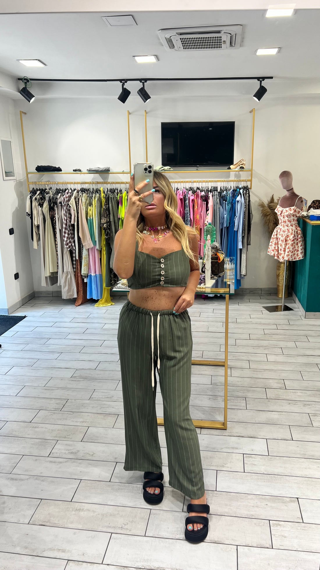 Coordinato Jacinta Verde Militare