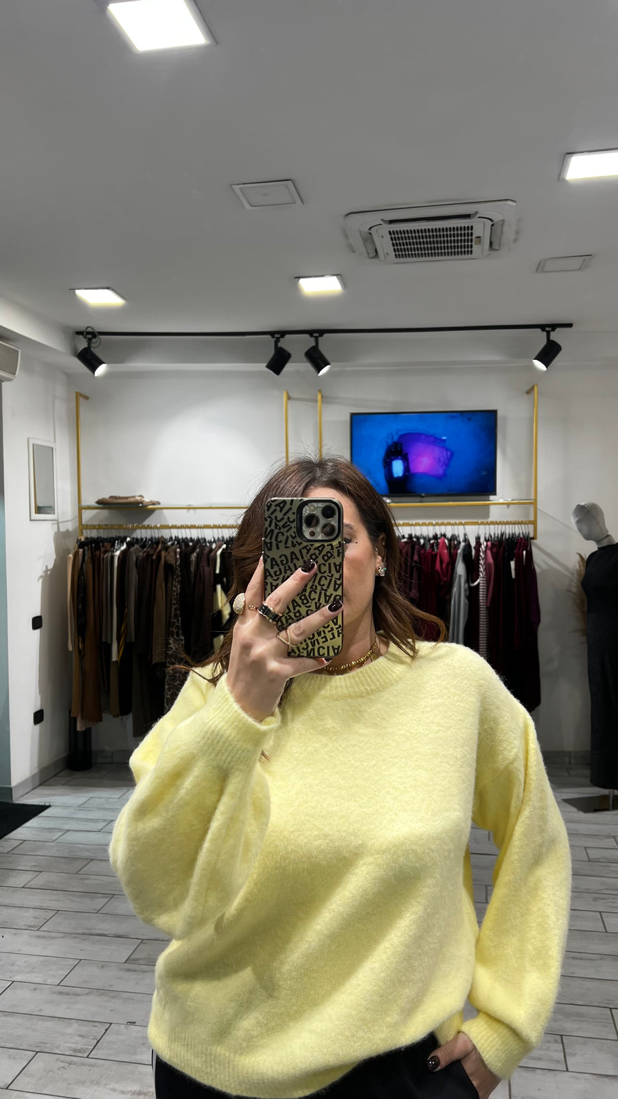 Maglione Cisab Giallo