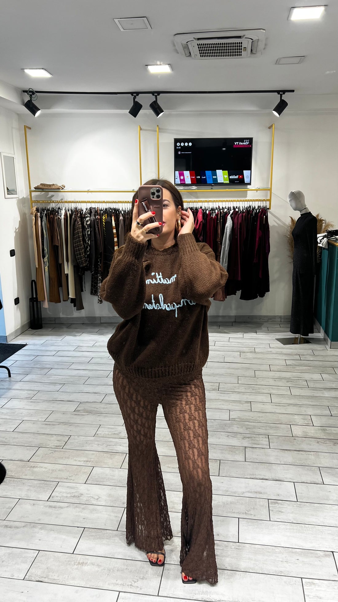 Leggings Isela Marrone