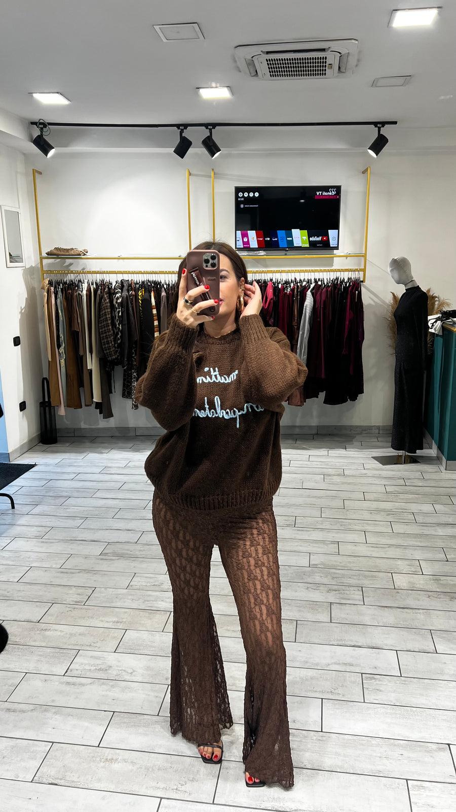 Leggings Isela Marrone