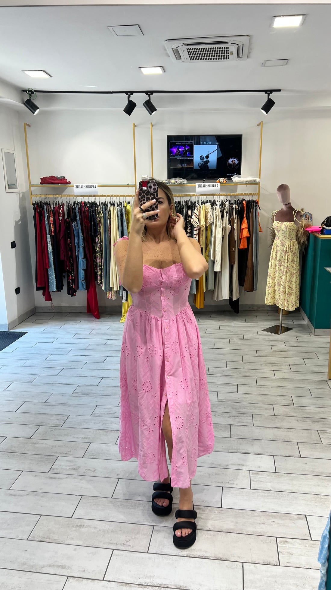 Dress San Gallo Rosa