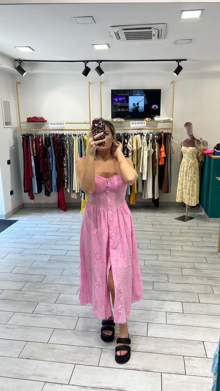 Dress San Gallo Rosa