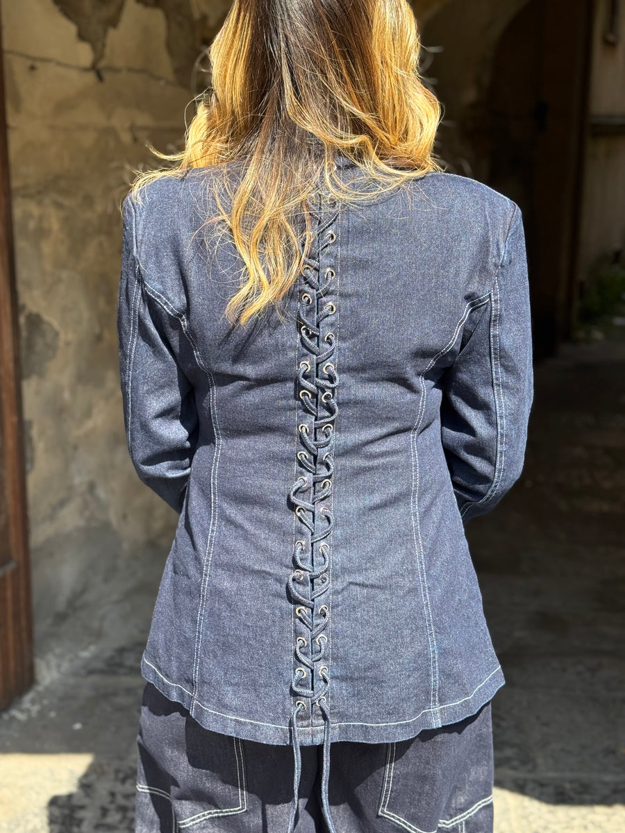 Giacca Net in denim