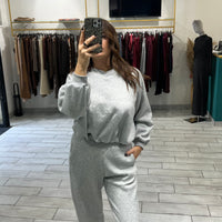 Coordinato Terry Grigio