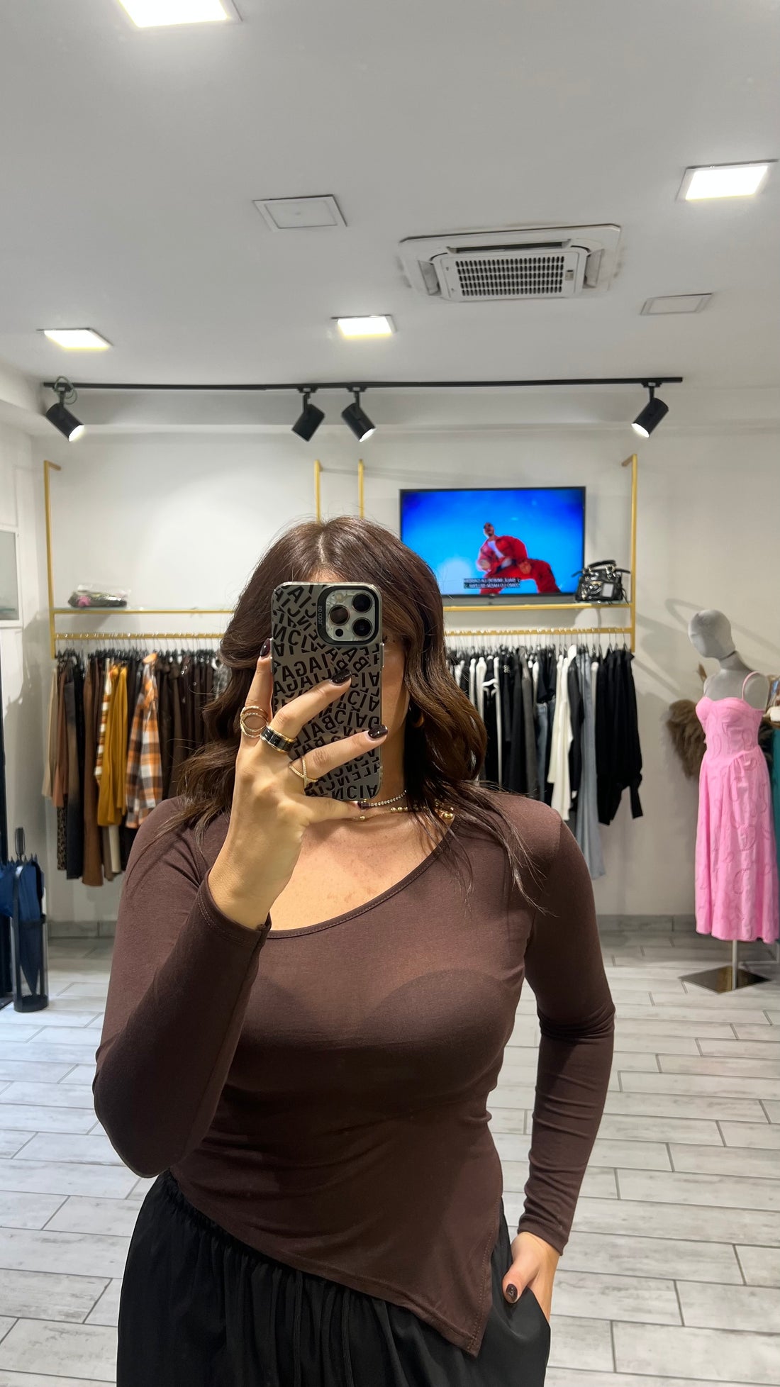 Maglia Velay Marrone