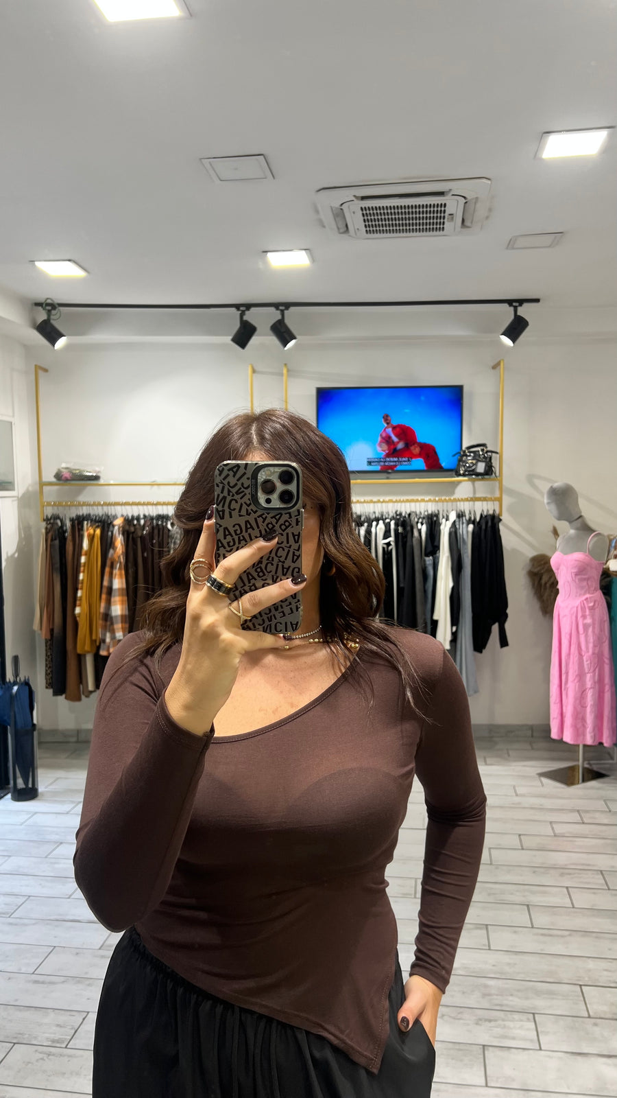 Maglia Velay Marrone