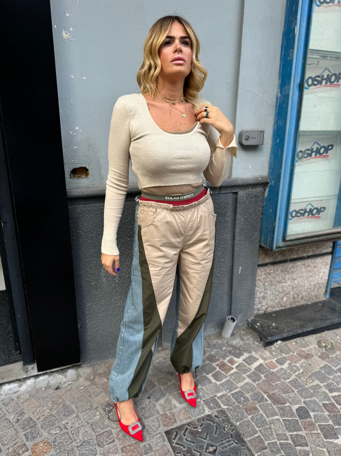 Pantalone Double Face
