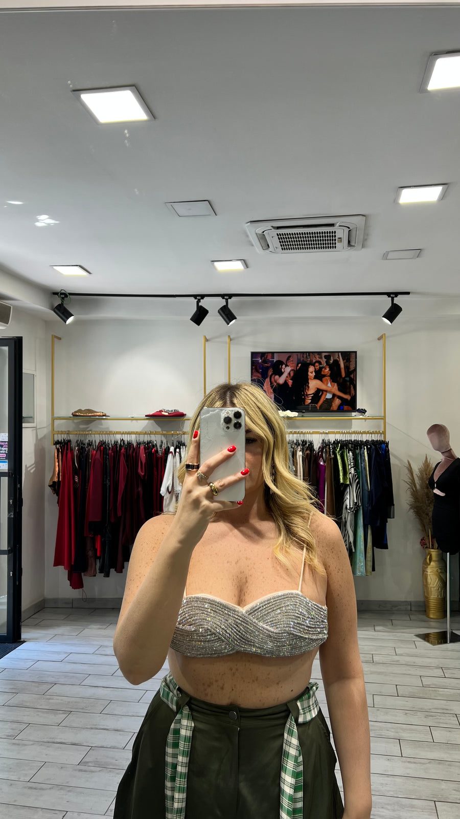 Bralette Jewels Beige