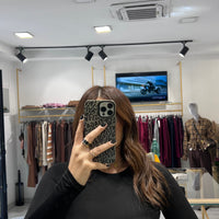 Maglia Carly a girocollo Nera