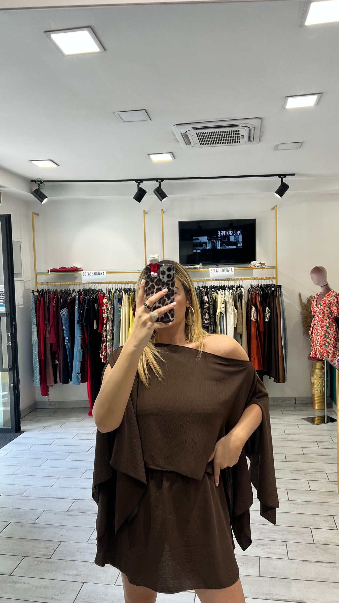 Coordinato Beyo tre pezzi Marrone