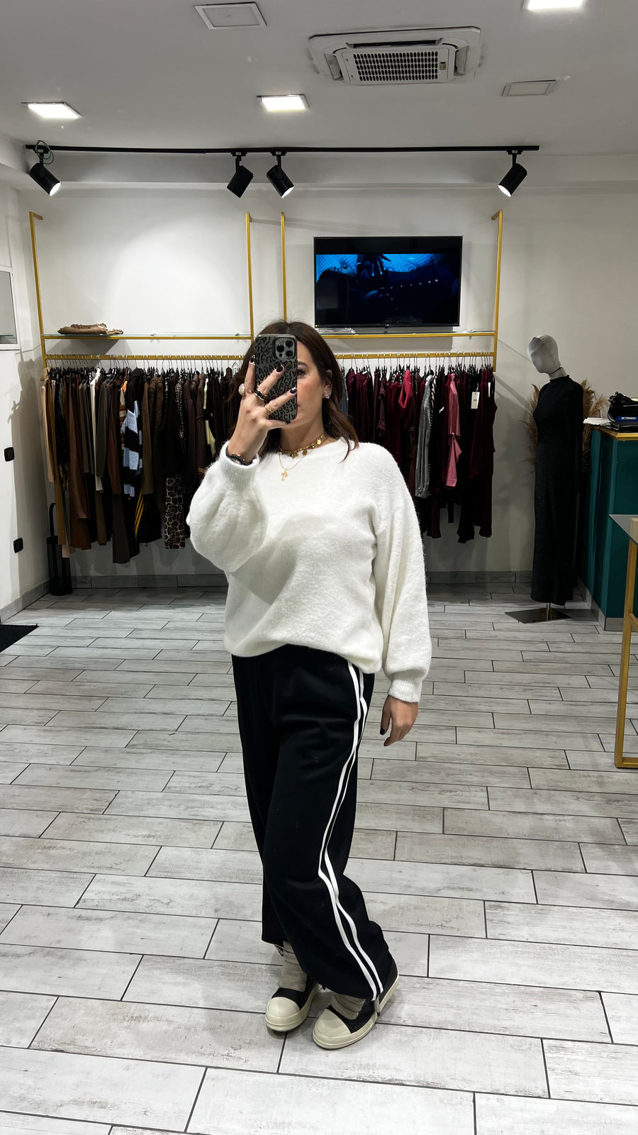 Maglione Cisab Bianco