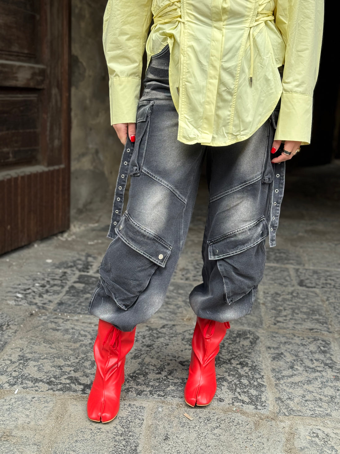 Jeans Cargo Bhite