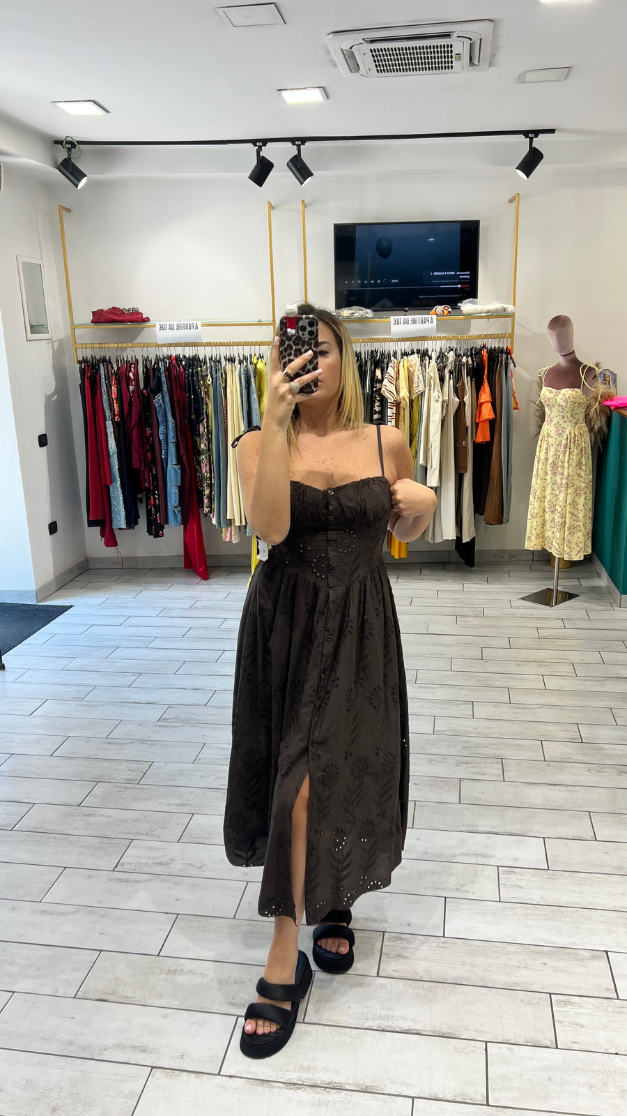 Dress San Gallo Marrone