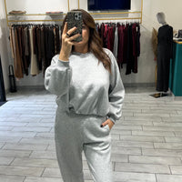 Coordinato Terry Grigio