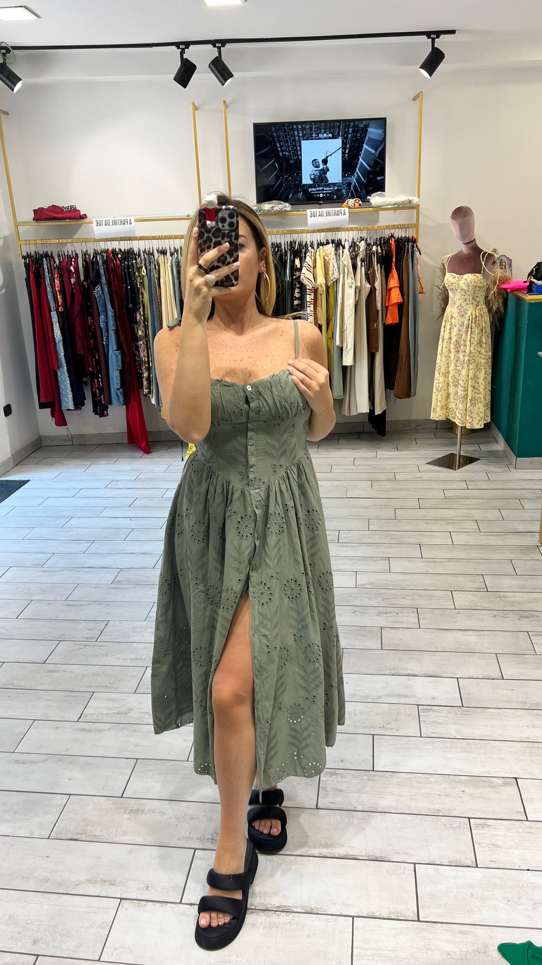 Dress San Gallo Verde