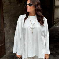 Maxi Shirt Itta Bianca