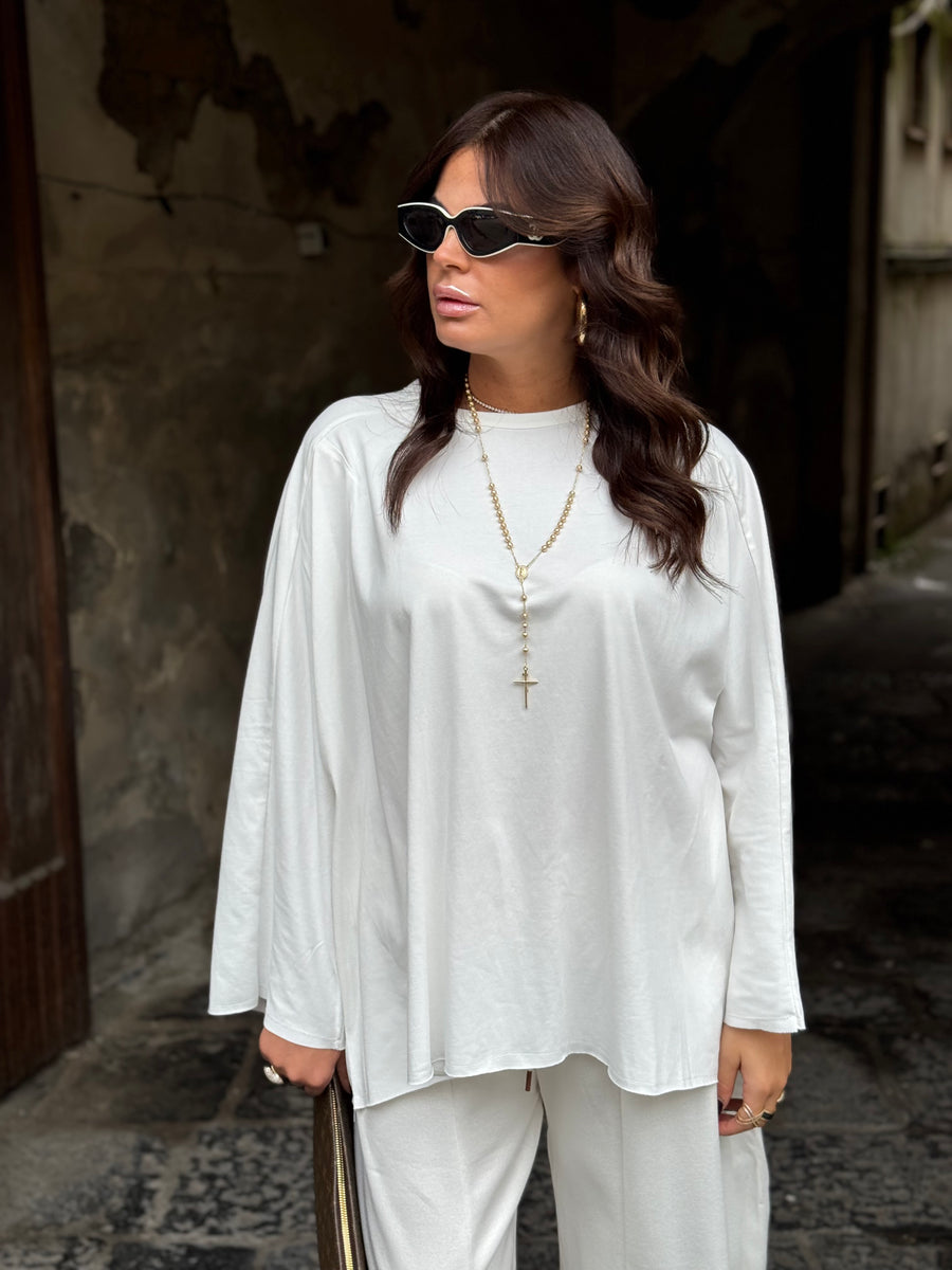 Maxi Shirt Itta Bianca