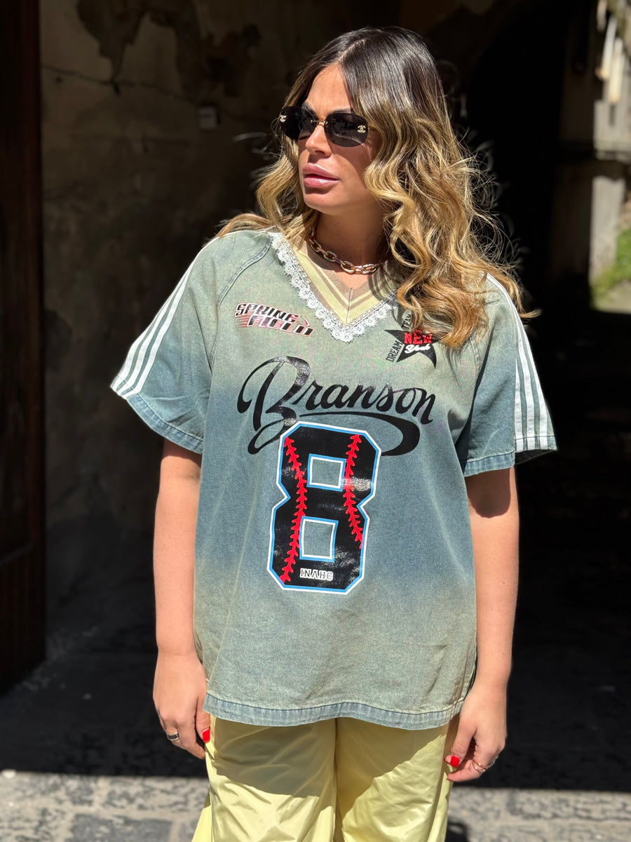 T-Shirt Branson in denim