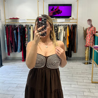 Dress Olga Marrone