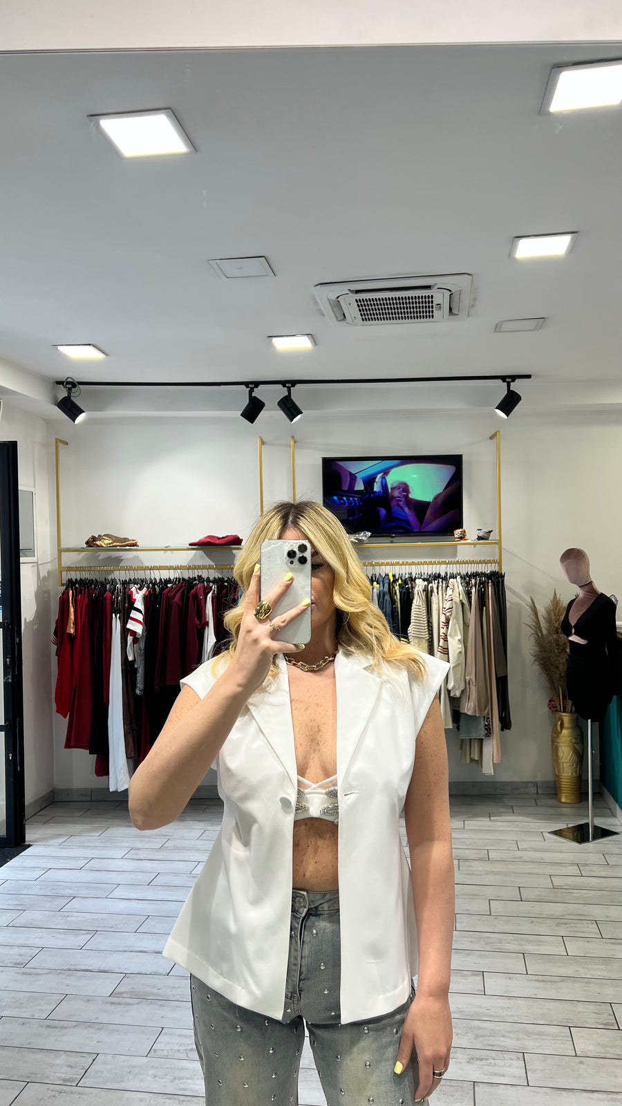 Gilet Ariel Bianco