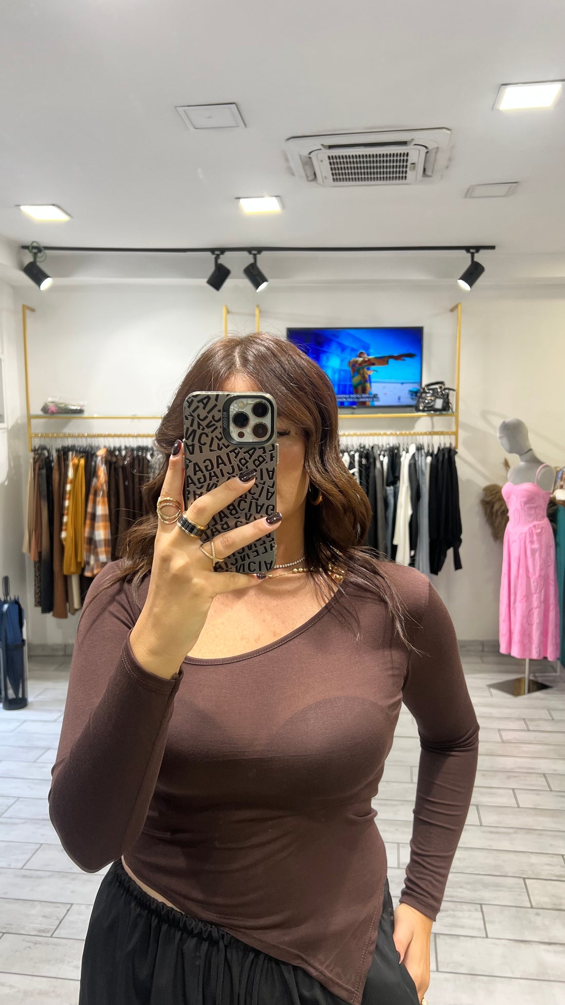 Maglia Velay Marrone