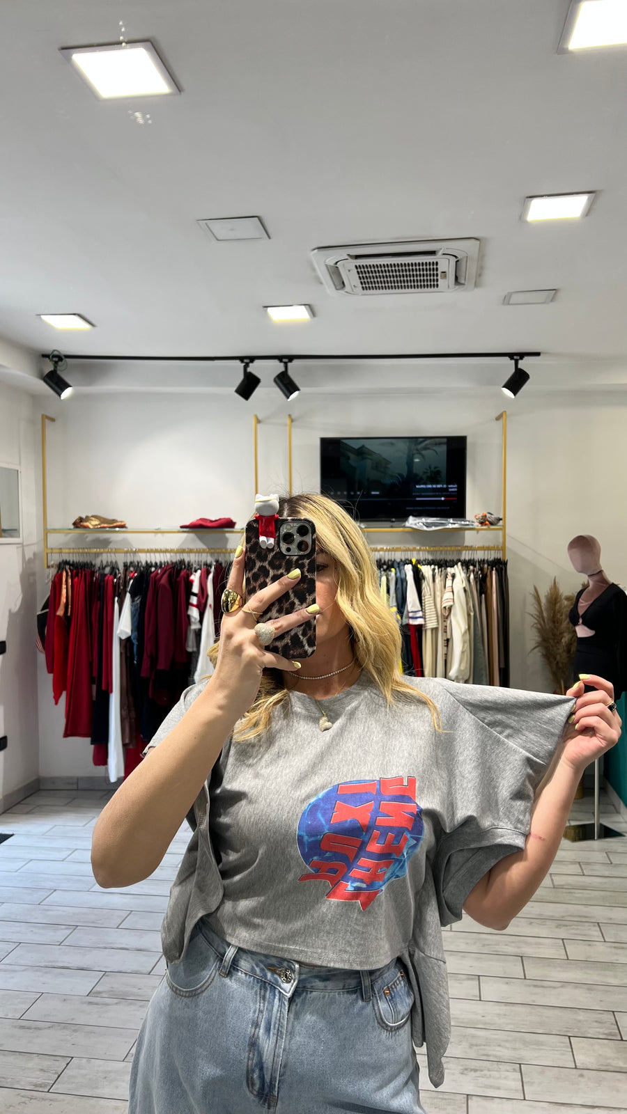 T-Shirt Zheng Grigia