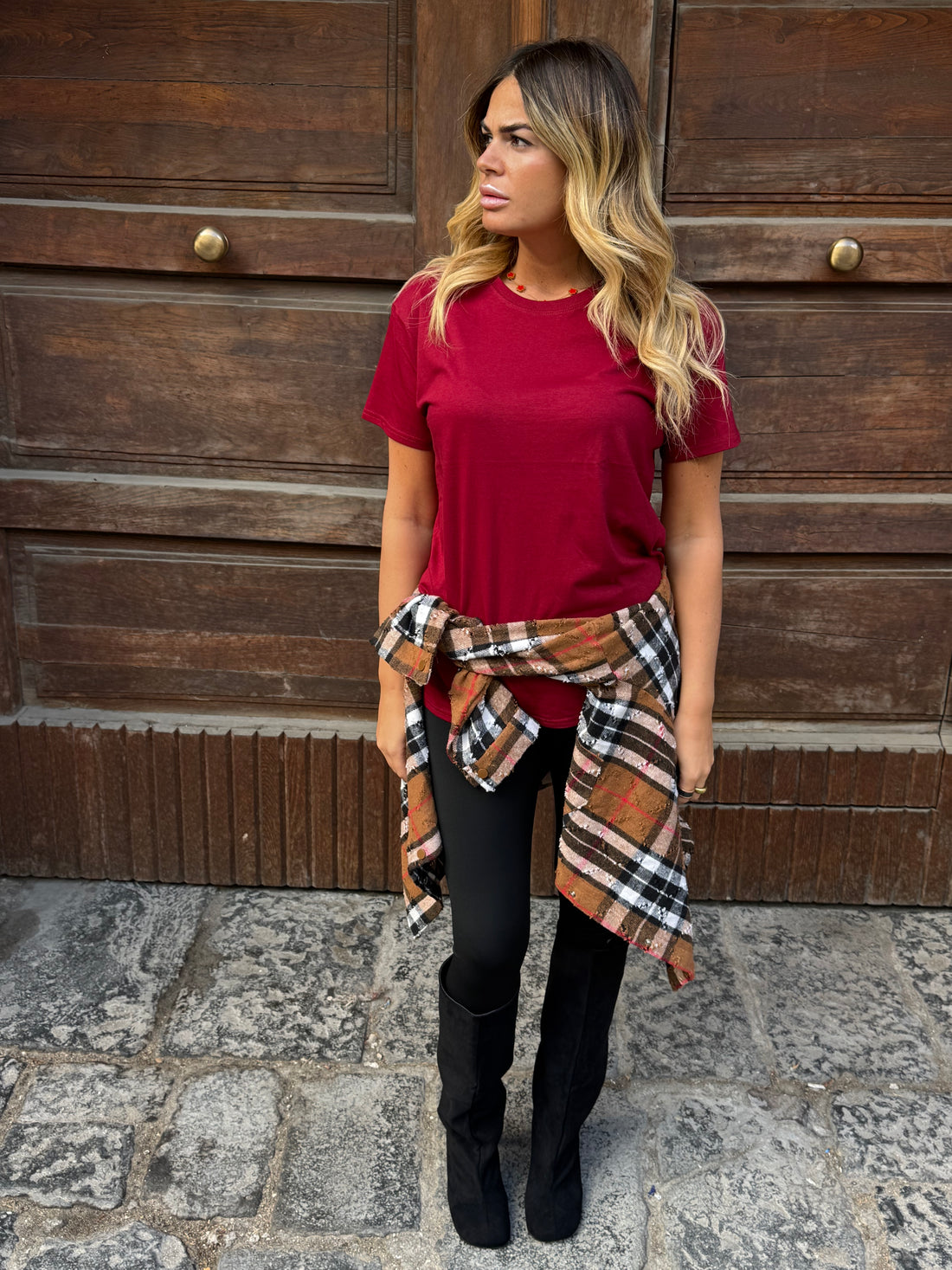 T-Shirt Basic Bordo