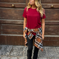 T-Shirt Basic Bordo