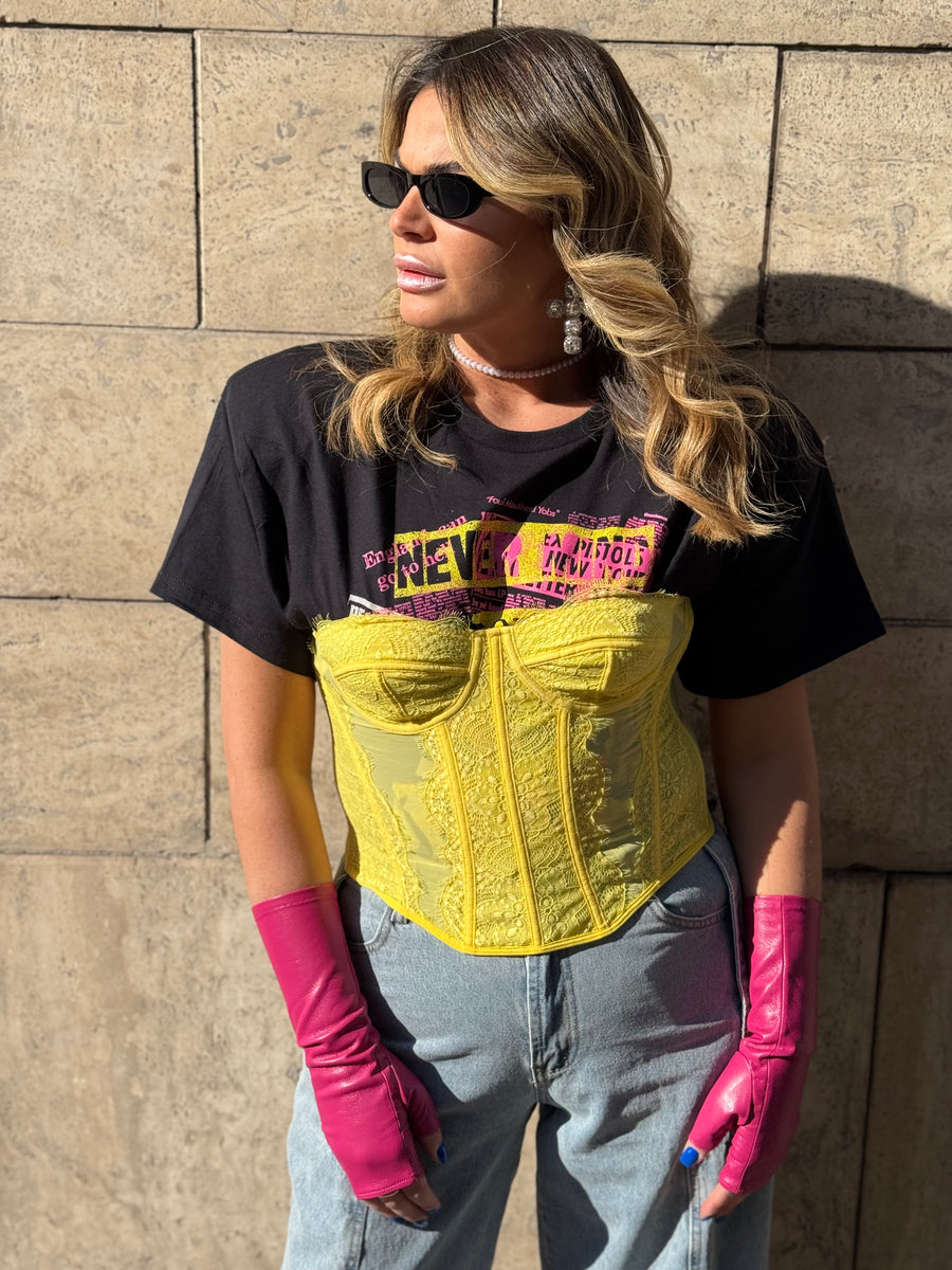 Set T-Shirt Rock Sex Pistols con Bustino