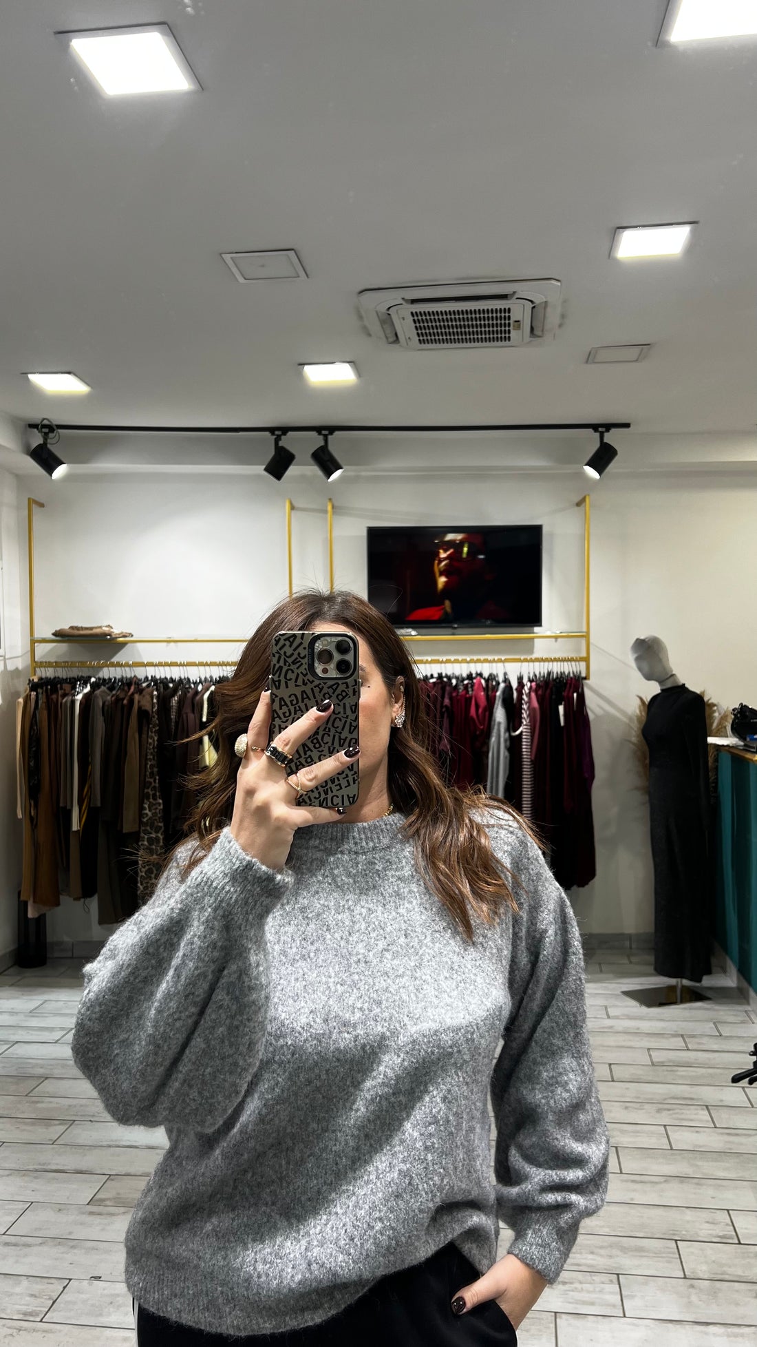 Maglione Cisab Grigio