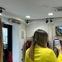 Camicia a incrociatina Gialla