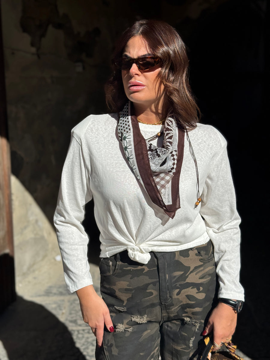 Shirt Foulard Bianca