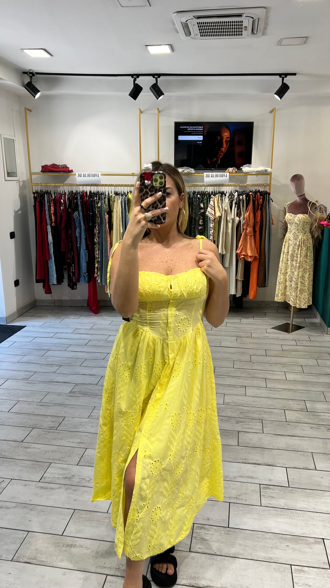 Dress San Gallo Giallo