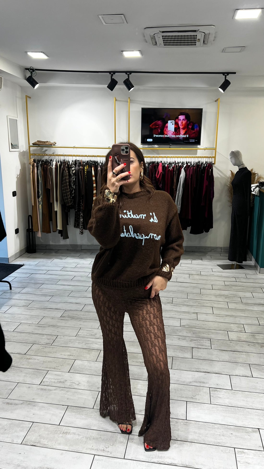 Leggings Isela Marrone