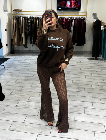 Leggings Isela Marrone